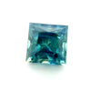 2.86ct PRINCESS CUT INCREDIBLE BLUE MONTANA SAPPHIRE