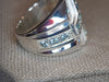 21.68g SILVER MONTANA SAPPHIRE RING SIZE 10.5