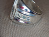 21.68g SILVER MONTANA SAPPHIRE RING SIZE 10.5