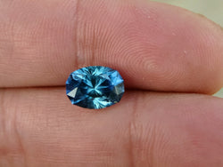 3.61ct CUSTOM OVAL CUT NATURAL MONTANA SAPPHIRE