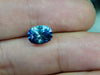 3.61ct CUSTOM OVAL CUT NATURAL MONTANA SAPPHIRE