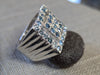 12.26g SILVER MONTANA SAPPHIRE RING SIZE 8.5