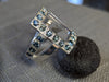 9.52g SILVER MONTANA SAPPHIRE RING SIZE 7.75