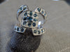 8.33g SILVER MONTANA SAPPHIRE RING SIZE 8.75