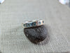 4.1g SILVER MONTANA SAPPHIRE RING SIZE 6.5