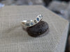 5.25g SILVER MONTANA SAPPHIRE RING SIZE 8.5