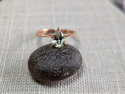 2.03g ROSE GOLD MONTANA SAPPHIRE RING SIZE 7