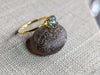 2.45g GOLD MONTANA SAPPHIRE RING SIZE 7.5