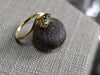 2.75g GOLD MONTANA SAPPHIRE RING SIZE 8.5