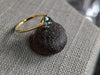 2.30g GOLD MONTANA SAPPHIRE RING SIZE 7.5