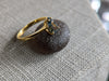 2.48g GOLD MONTANA SAPPHIRE RING SIZE 7.5