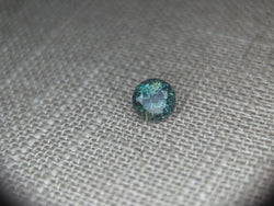 1.48ct GORGEOUS DARK TEAL ROUND MONTANA SAPPHIRE