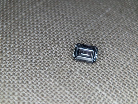 1.52CT STEEL BLUE BAGUETTE CUT MONTANA SAPPHIRE