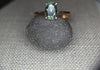 2.45g GOLD MONTANA SAPPHIRE RING SIZE 7.5