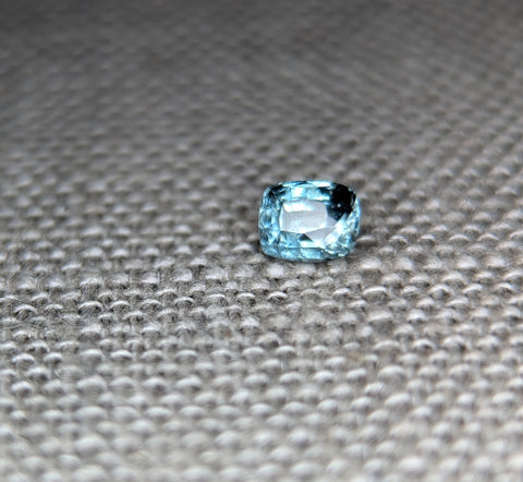 .64CTS. MONTANA SAPPHIRE AQUA BLUE/GREEN CUSHION CUT