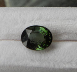 3.58CT. FOREST GREEN TOURMALINE VVS OVAL CUT A+ - Blaze-N-Gems