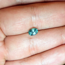 1.095ct LIGHT BLUE MONTANA SAPPHIRE