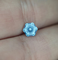 1.17ct LIGHT BLUE MONTANA SNOWFLAKE SAPPHIRE