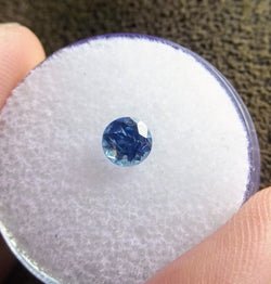 .63ct HEATED DEEP BLUE ROUND MONTANA SAPPHIRE - Blaze-N-Gems