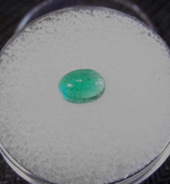 .76ct MUZO EMERALD CABOCHON - Blaze-N-Gems