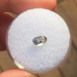 .75 CT WHITE OVAL MONTANA SAPPHIRE ALL NATURAL - Blaze-N-Gems