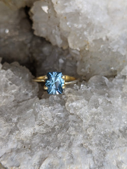 2.71ct. SPECIAL SAPPHIRE UNHEATED MONTANA SAPPHIRE RING STONE