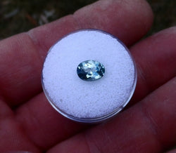 2.09ct Stunningly brilliant Sea foam blue Sapphire - Blaze-N-Gems