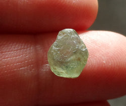 5.86cts. LIGHT GREEN MONTANA SAPPHIRE CRYSTAL ROUGH SPECIMEN - Blaze-N-Gems