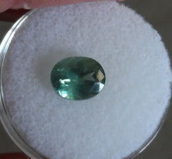 2.15cts. TEAL GREEN COLOR MONTANA SAPPHIRE - Blaze-N-Gems