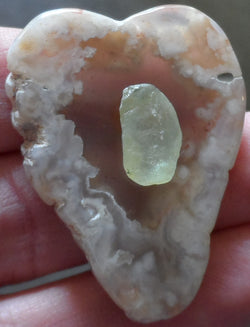 5.32cts RARE YELLOW/LIGHT GREEN MONTANA SAPPHIRE ROUGH CRYSTAL - Blaze-N-Gems