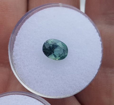 1.69ct. DEEP AQUA SAPPHIRE BLUE/GREEN COLOR SHIFT - Blaze-N-Gems